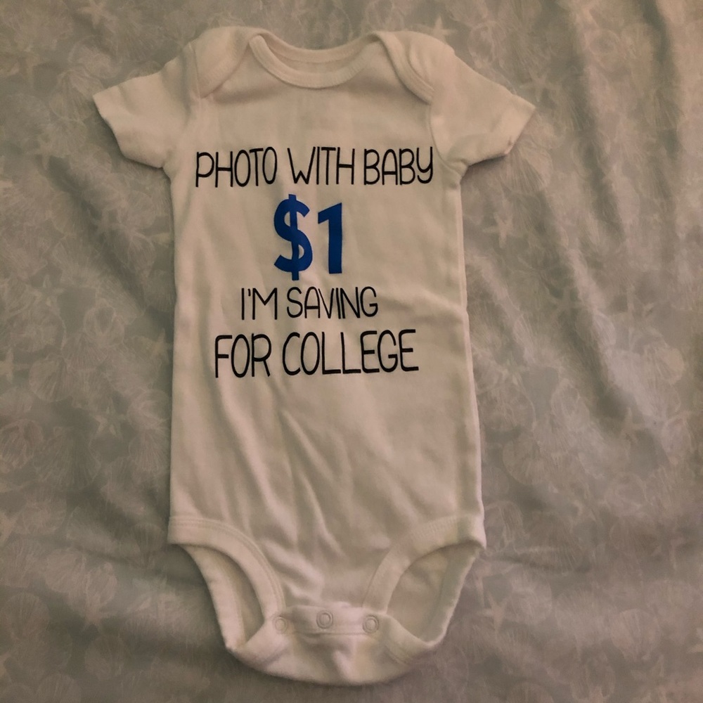 NWOT funny baby onesie